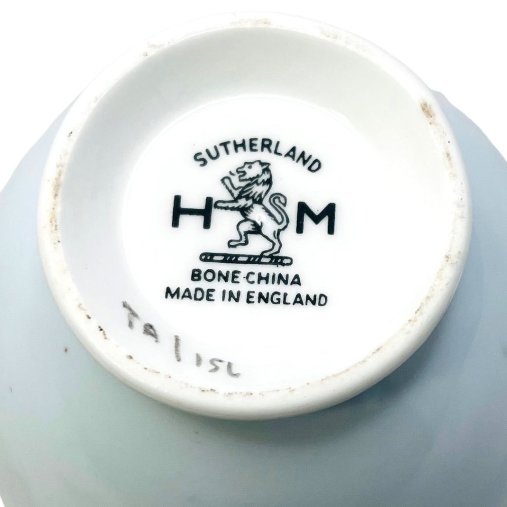 Sutherland H M Fine Bone China Tea Cup And Saucer Set Vintage Made in England - Picture 10 of 10